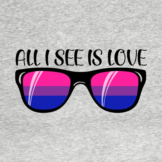 Bisexual Sunglasses - Love by Blood Moon Design